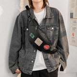 Lulu Belt Bags Casual Fashion Badge Pattern