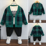 Toddler Boys Sweater Boys' Knitted Cardigan Sweater Thin Spring and Autumn
