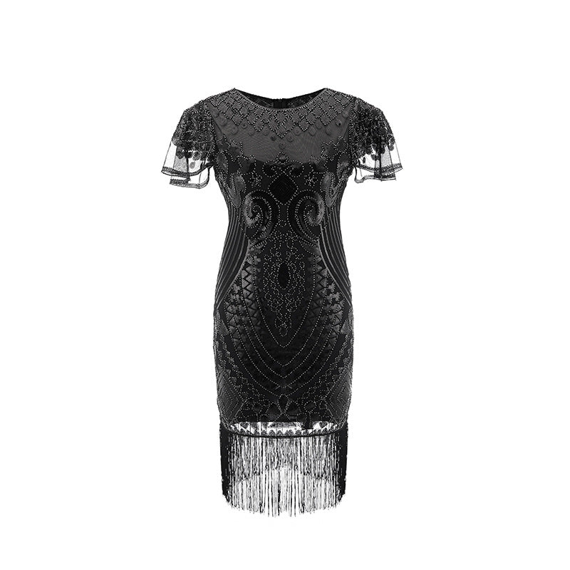 The Great Gatsby Prom Dresses Beaded Tassel Dress