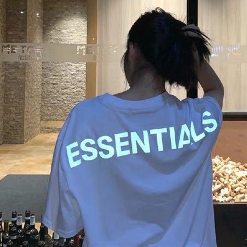 Fog T Shirt Short Sleeve Cotton Tshirt Men and Women Loose Half Sleeve Fear Of God