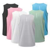 Man Tanks Summer Sports Vest Male Outdoor Loose Transparent