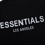 Fog Essentials Tshirts Fear Of God Essentials Double Line Reflective Letter Short Sleeve T-shirt Men and Women Fog High Street