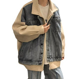 Denim Shirts Denim Jacket Men's Autumn Design Loose Couple's Tops