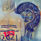 Rrr123 Hoodie Joint Name Fog Loose Hooded Sweater Distressed Contrast Color