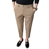 Men Trousers Minimalist Thin Casual Pants