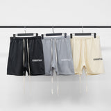 Fog Essentials Shorts Fashion Brand Fog Fear Of God Double Line Essentials Drawstring High Street Sports Short Pants Men and Women