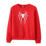 Men Spider Hoodie Spider-Man Crew Neck Sweater