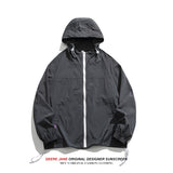 Men Sun Protection Clothing Sun Protection Clothing Men's Summer UV Protection Outdoor Sports Thin Loose Casual Jacket