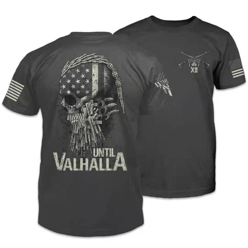 Until Valhalla T Shirt Summer Loose Fashion Brand Men's T-shirt