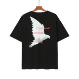 Rrr123 T-shirt Peace Dove Printed Hip Hop Loose T-shirt Summer