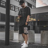 Fog Letter High Street Fashion Fashion Brand Loose Short Sleeve Tshirt Fear Of God