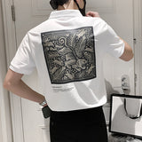 Men Short Sleeve T-Shirt Lapel T-shirt