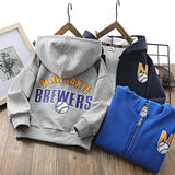 Children Baseball Jacket Boys' Coat Spring and Autumn Long Sleeve Zip-up Shirt Autumn Clothing