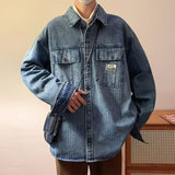 Denim Shirts Denim Jacket Men's and Women's Loose All-Match Casual Shirt