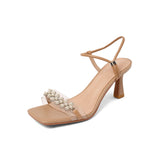 Nude Wide Fit Block Heels
