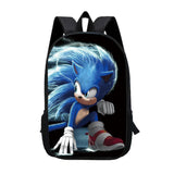 Sonic Backpack Sonic School Bag for Elementary School Students Cartoon Backpack