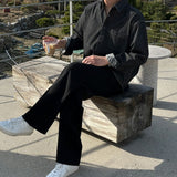 Denim Shirts Men's Spring and Autumn Baggy Coat