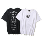 Fog T Shirt Short Sleeve High Street plus Size Retro Sports Tshirt for Men and Women Fear Of God