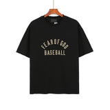 Fog T Shirt Baseball Trendy Loose Short Sleeve Tshirt Fear Of God