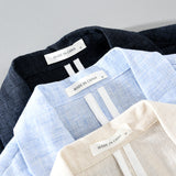 Mens Linen Suites Men's Business Formal Baggy Coat