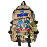 Shadow Backpack Hedgehog Sonic School Bag Backpack Men