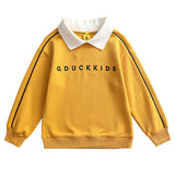 Children Hoodie Sweatshirts Children's Clothing Autumn Children's Pullover Medium and Large Children's Lapel