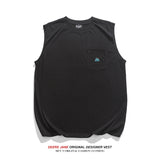 Men Vest Exercise Sleeveless Vest T-shirt Men's Summer