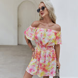 Abstract Bodycon Dress Tie-Dye Dress