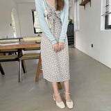 Nude Block Heel Sandals Summer Leather Shoes