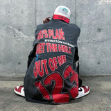 Rrr123 Hoodie Joint Fog Short Sleeve Make Old Ripped Loose T-shirt