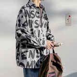 Men's Shirts Printed Long Sleeve Shirt