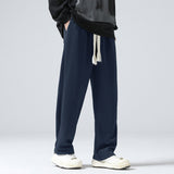 Men Sweatpants Loose Wide-Leg Pants for Teenagers and Students