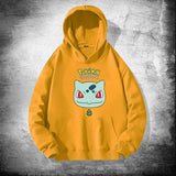 Men and Women Pokemon Pikachu Hoodie Pokémon Bulbasaur Hooded Sweater