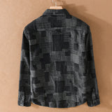 Denim Shirts for Spring and Autumn Casual Loose Long Sleeve Jacket Men