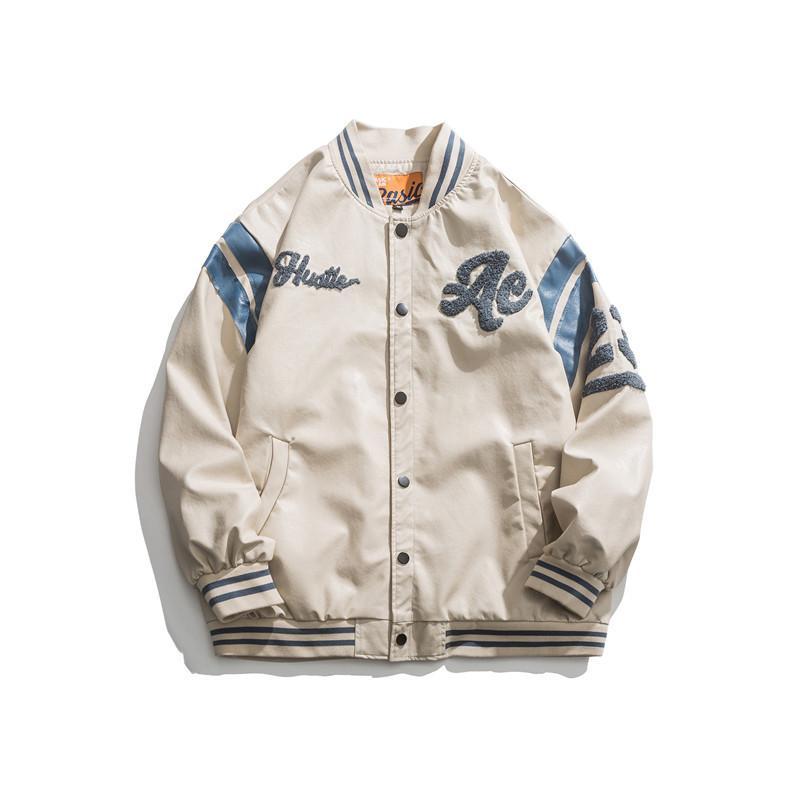 Varsity Jacket for Men Baseball Jackets Spring Baseball Unisex Tops Casual Fashionable