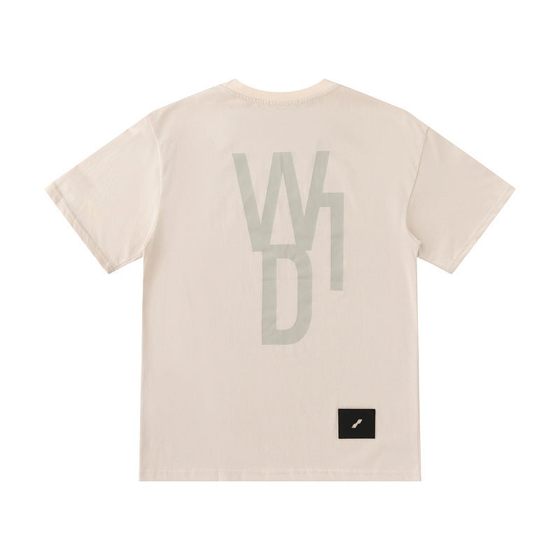 We11done T Shirt Summer Loose Men's and Women's round Neck Short Sleeve T-shirt