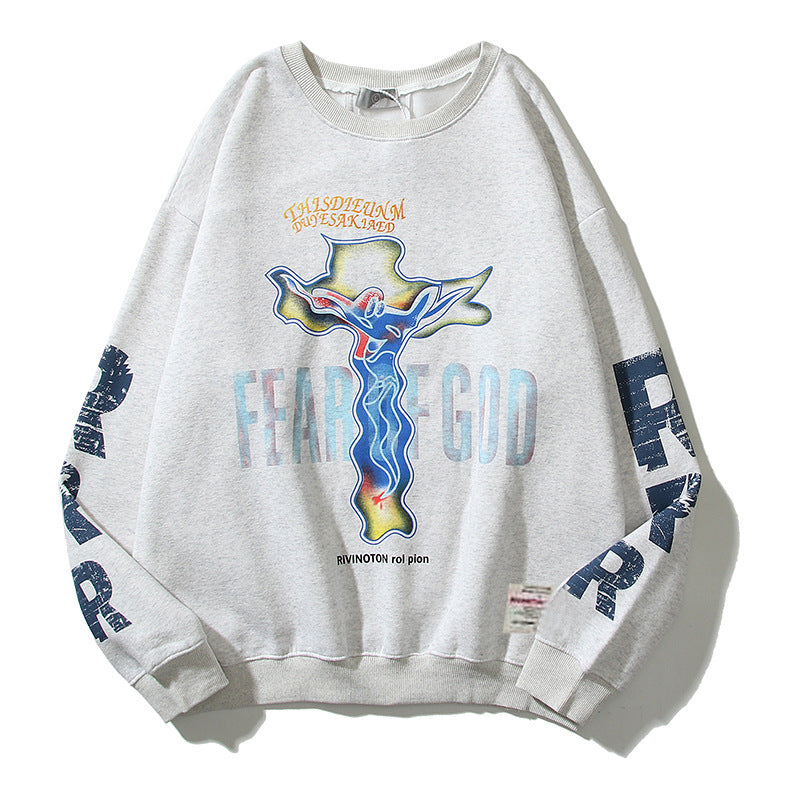 Kanye West Sunday Service Sweatshirt Autumn And Winter Leisure Loose Sweater Pullover