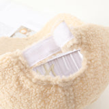 Yankee Baseball Cap Women's Autumn and Winter Lamb Wool Baseball Cap Thickened Warm Peaked Cap