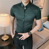 Men Shirts Summer Short Sleeve Shirt