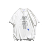 Man Summer T Shirt Cartoon Print