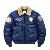 Bane Coat Fleece-Lined Thick Fur Collar Cotton-Padded