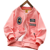 Children Baseball Jacket Small Yellow Duck Children's Clothing Boys' Baseball Jacket Coat