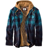 Bane Coat Thickened Cotton-Padded Coat Plaid Long Sleeve