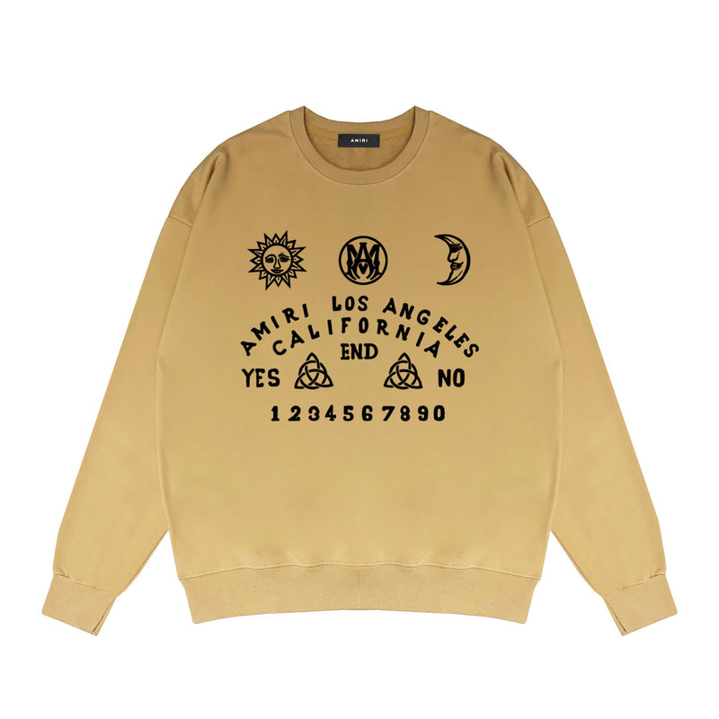 Amiri Sweatshirt Amiri Crew Sweatshirts Crew Neck Sweater