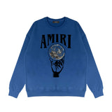 Amiri Sweatshirt Amiri Crew Sweatshirts Crew Neck Sweater