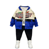 Toddler Boys Jackets Boys' Jacket Baseball Uniform Autumn Stand Collar Jacket