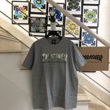 Thrasher T Shirt Thrasher Dollar Bill Flame Loose Short Sleeve Fall Winter Couples Women