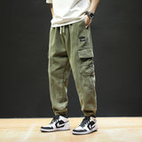 Men Cargo Pants Spring Loose Cotton Trendy Brand Men