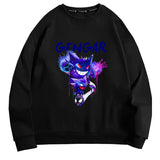 Men and Women Pokemon Pikachu Hoodie Crew Neck Pullover Sweatshirt