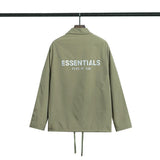 Fog Essentials Jacket Fear Of God Fog Essentials Nylon Reflective Jacket Outdoor Jacket Coat Men and Women